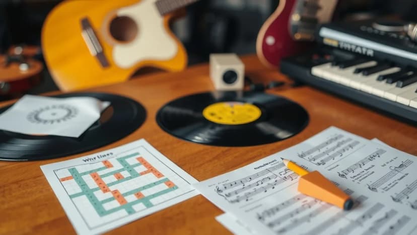 Musik Amos korsord och ordlekar