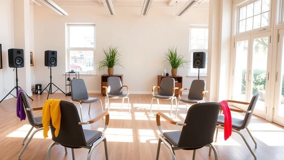 Sittgympa med musik för alla